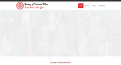 Desktop Screenshot of colonialwarsny.org